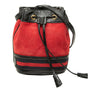 Gucci Mini Suede and Patent Web Ophidia Bucket Bag Secondhand