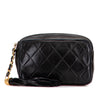 Chanel Quilted Lambskin Tassel Pouch Secondhand