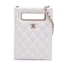 Chanel Mini Quilted Caviar Cut Out Evening Tote Secondhand