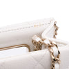 Chanel Mini Quilted Caviar Cut Out Evening Tote Secondhand