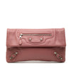 Balenciaga Grained Calfskin Motocross Giant 11 Envelope Clutch Secondhand