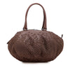 Bottega Veneta Cervo Patchwork Bowler Bag Secondhand