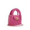 Chanel Nano Quilted Denim Kelly Shopper Bag Secondhand