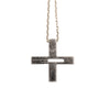 Gucci Sterling SIlver G Cut Out Cross Pendant Neckalce Secondhand