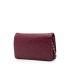 Chanel CC Embossed Calfskin Camellia Wallet On Chain Secondhand