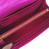 Miu Miu Metallic Leather Long Wallet Secondhand