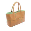 Bottega Veneta Small Lambskin Intrecciato Arco Tote Secondhand