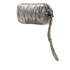 Miu Miu Matelasse Metallic Nappa Double Zip Pouch Secondhand