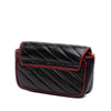 Gucci Super Mini GG Marmont Matelasse Leather Torchon Flap Crossbody Secondhand