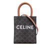 Celine Mini Triomphe Coated Canvas Vertical Cabas Satchel Secondhand