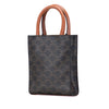 Celine Mini Triomphe Coated Canvas Vertical Cabas Satchel Secondhand
