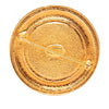 Chanel Gold Plated 31 Rue Cambon Round Brooch Secondhand