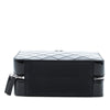 Chanel CC Quilted Patent Travel Kit Vanity Case Secondhand