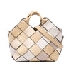 LOEWE Small Woven Leather Surplus Basket Bag Secondhand