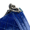 Secondhand Chanel Medium Quilted Velvet Boy Flap