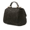 Dolce & Gabbana Silk and Lace Crystal Embellished DG Flap Satchel Secondhand