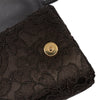Dolce & Gabbana Silk and Lace Crystal Embellished DG Flap Satchel Secondhand