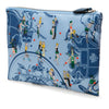 Hermès Silk Ex Libris Les Parisiennes Pocket Cosmetic Case Secondhand
