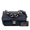 Secondhand Chanel Small Lambskin Elegant Chain Single Flap