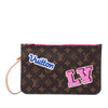 Louis Vuitton Monogram Patches Neverfull MM Pouch Secondhand