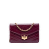 Chanel Chevron Calfskin Medal Wallet On Chain Secondhand