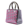 Dior Anselm Reyle Medium Metallic Lambskin Cannage Lady Dior Secondhand