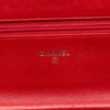 Chanel CC Embossed Patent Camellia Wallet On Chain Secondhand