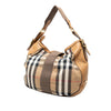 Burberry Medium House Check Canvas Ashwood Hobo Secondhand
