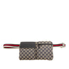 Gucci GG Canvas Web Double Pocket Belt Bag Secondhand