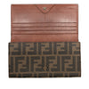 Fendi Zucca Coated Canvas Trifold Long Wallet Secondhand