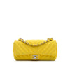 Chanel Chevron Jersey East West Flap Secondhand