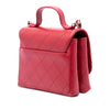 Chanel Small Quilted Calfskin Double Pocket Top Handle Flap Secondhand