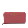 Prada Saffiano Zip Around Long Wallet Secondhand