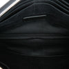 Saint Laurent Embroidered Crest Calfskin Zippered Clutch Secondhand