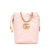 Gucci Small GG Marmont Leather Matelasse Bucket Bag Secondhand