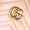Gucci Small GG Marmont Leather Matelasse Bucket Bag Secondhand
