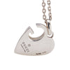 Gucci Sterling Silver Charlotte Cutout G Pendant Necklace Secondhand