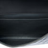 Chanel Quilted Striated Metallic Patent Clutch with Chain Secondhand