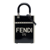 Fendi Mini Patent and Canvas Sunshine Shopper Tote Secondhand