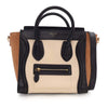 Celine Nano Tricolor Leather Luggage Tote Secondhand