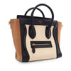 Celine Nano Tricolor Leather Luggage Tote Secondhand