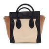 Celine Nano Tricolor Leather Luggage Tote Secondhand