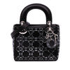 Dior Mini Satin Cannage Strass Crystal Embellished Lady Dior Secondhand