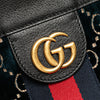 Gucci Large GG Velvet Web Ophidia Tote Secondhand