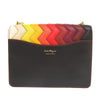 Ferragamo Sara Battaglia Mini Leather Zigzag Gancini Crossbody Secondhand
