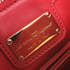 Ferragamo Sara Battaglia Mini Leather Zigzag Gancini Crossbody Secondhand