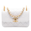 Chanel CC Quilted Calfskin Single Flap Secondhand