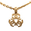 Chanel Gold Plated Triple CC Pendant Necklace Secondhand