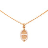 Hermès Rose Gold Plated Mini Maillon Pendant Necklace Secondhand