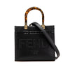 Secondhand Fendi Small Whipstitch Leather Sunshine Shopper Tote